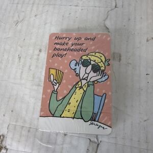 Hallmark Playing Cards Hurry Up And Make Your Boneheaded Play Single Deck New
